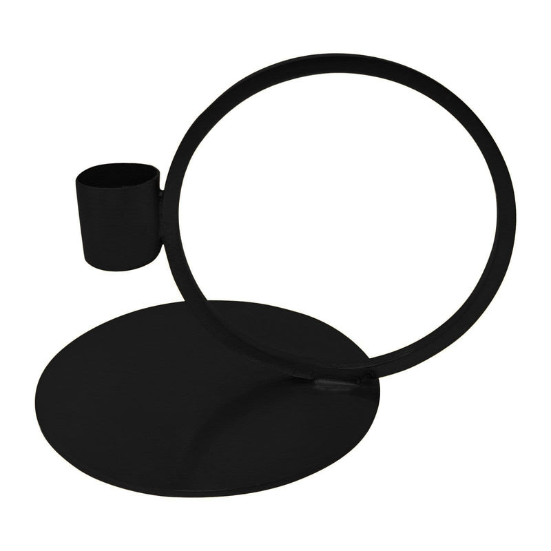 LaLe Living Kerzenhalter "Geo" aus Eisen, 14x10cm Sonderangebot