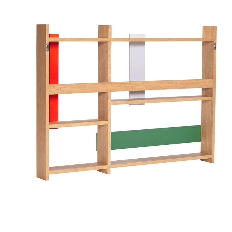 Hübsch Arki Wandablage/Magazinhalter Naturfarben/ Multifarben Bestseller