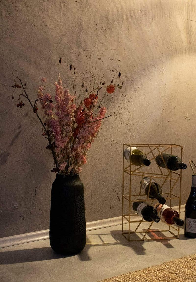 LaLe Living Weinregal "Vino" aus Eisen, 26x45,5cm Kostenloser Versand international