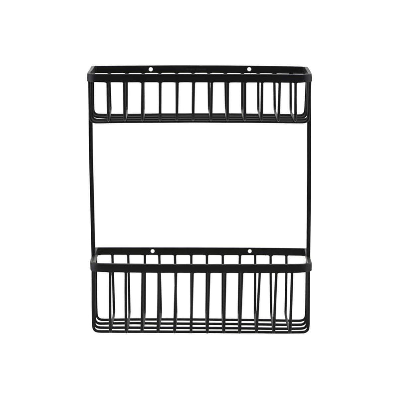 House Doctor Wandregal aus Metall in Schwarz, 28 x 33 cm Fabrikpreis
