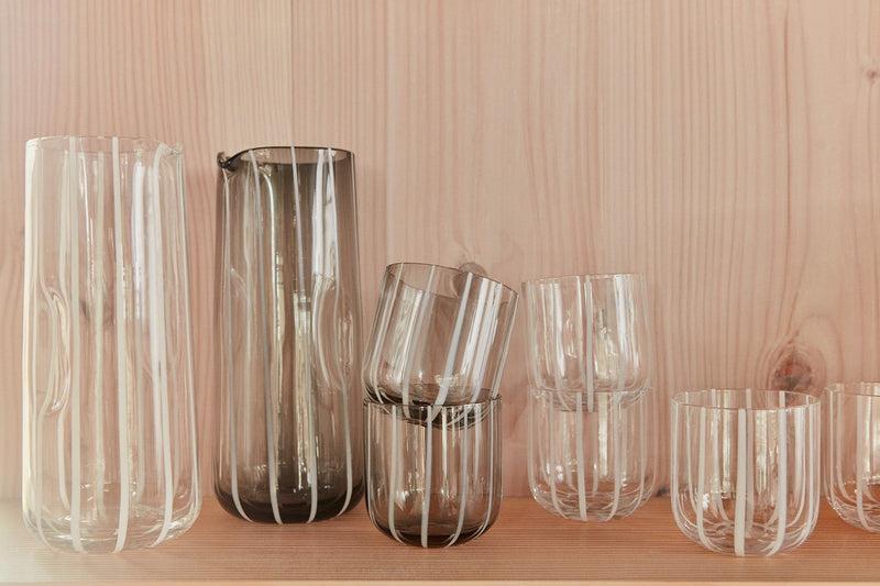 OYOY LIVING Mizu Glas 2-er Set in Grau Super Rabatt