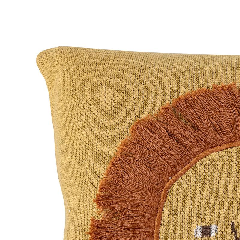 Bloomingville MINI Harrison Kissen, Gelb, Baumwolle OEKO-TEX® Sonderangebot