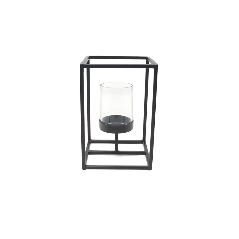 LaLe Living Teelichthalter Anila aus Eisen in Schwarz, 10 x 15 cm Discount Store für neue Produkte