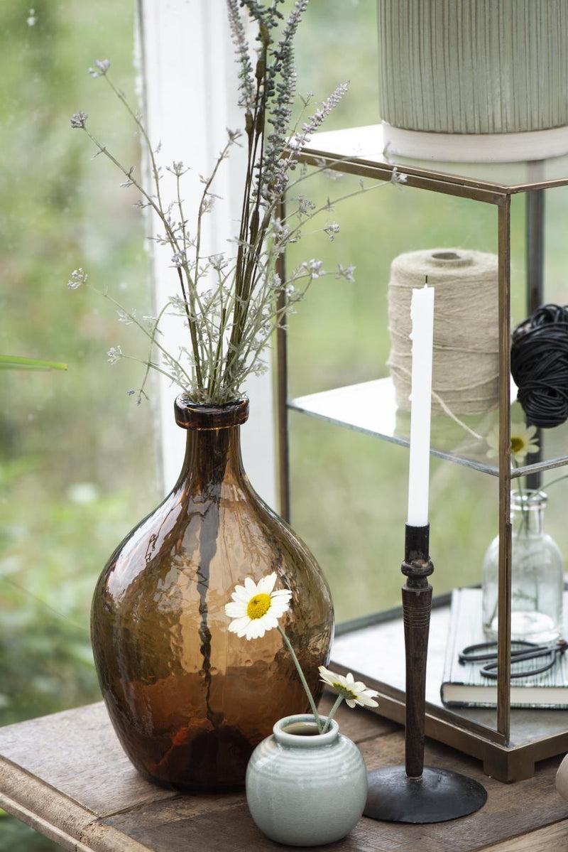 IB Laursen Glasballon Vase Braun, 28 cm Clearance-Verkauf