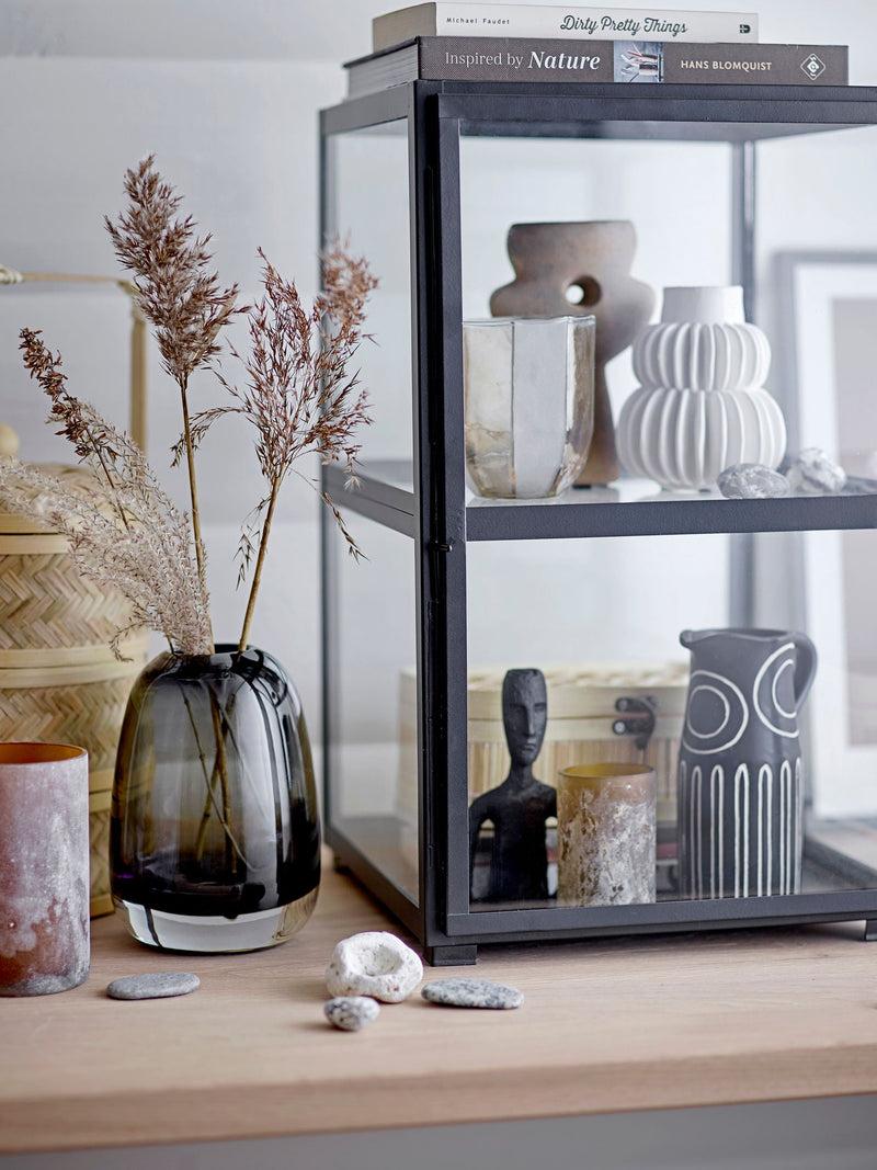 Bloomingville Halfdan Vase, Weiß, Steingut Outlet