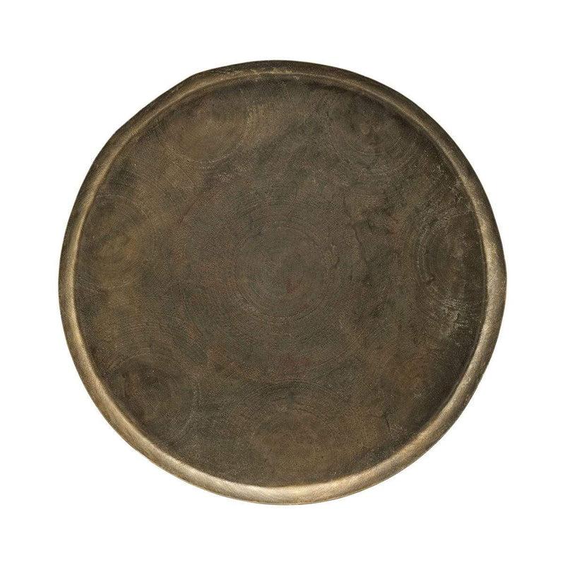 House Doctor Tablett Jhansi Antikes Messing-Finish Ø: 80 cm Günstiger Verkauf
