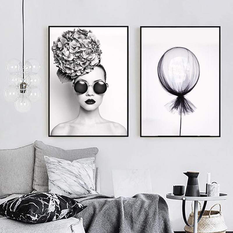 LaLe Living Bild Leinwanddruck Abstrakt Balloon A3 / A4 Sonderangebot