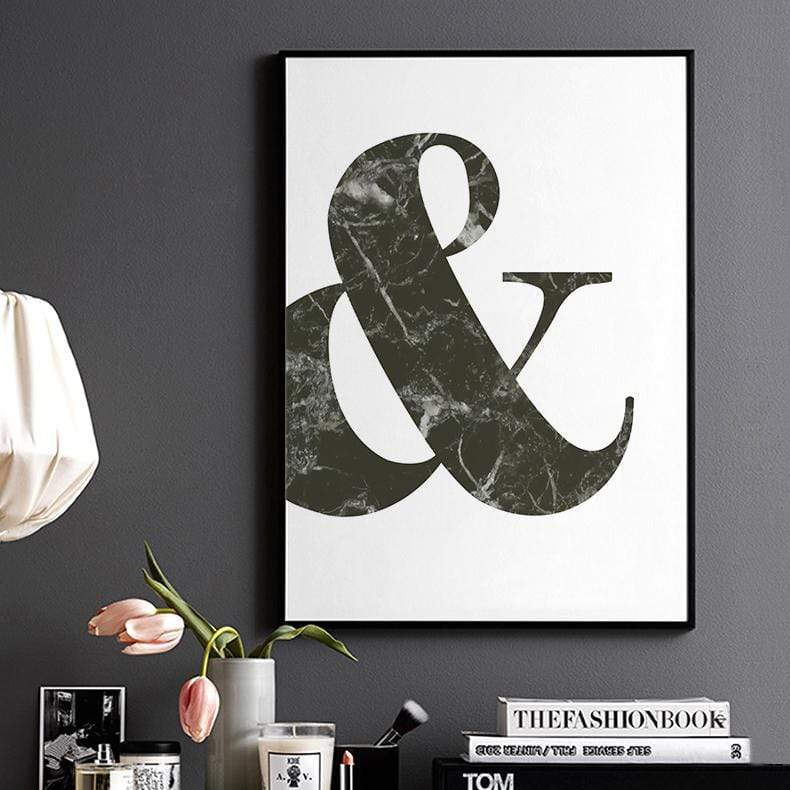 LaLe Living Bild Leinwanddruck mit & Motiv A4 21x30cm Cyber Monday