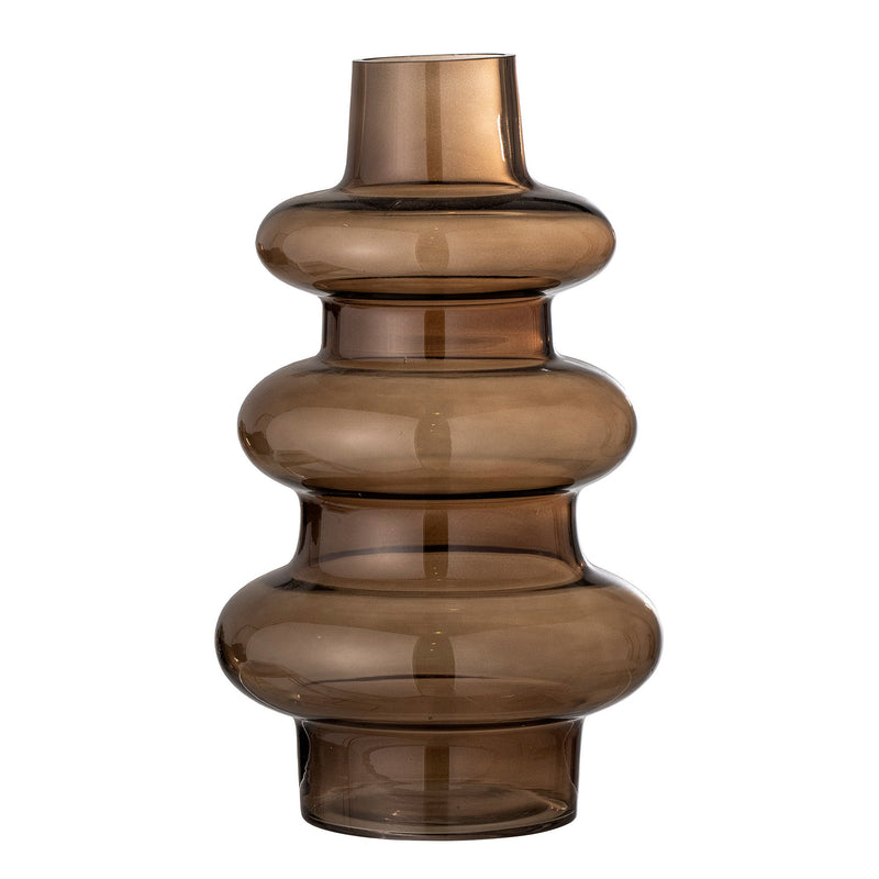 Bloomingville Rauke Vase, Braun, Glas JETZT KAUFEN