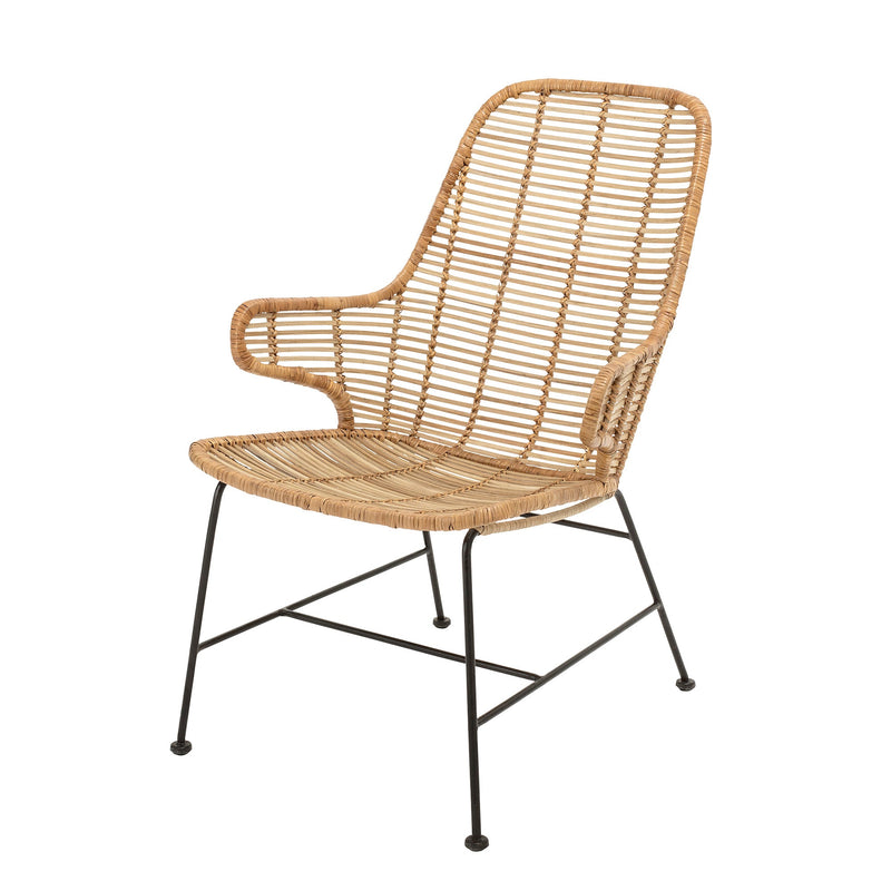 Bloomingville Lake Loungesessel, Natur, Rattan Sonderangebot der Fabrik