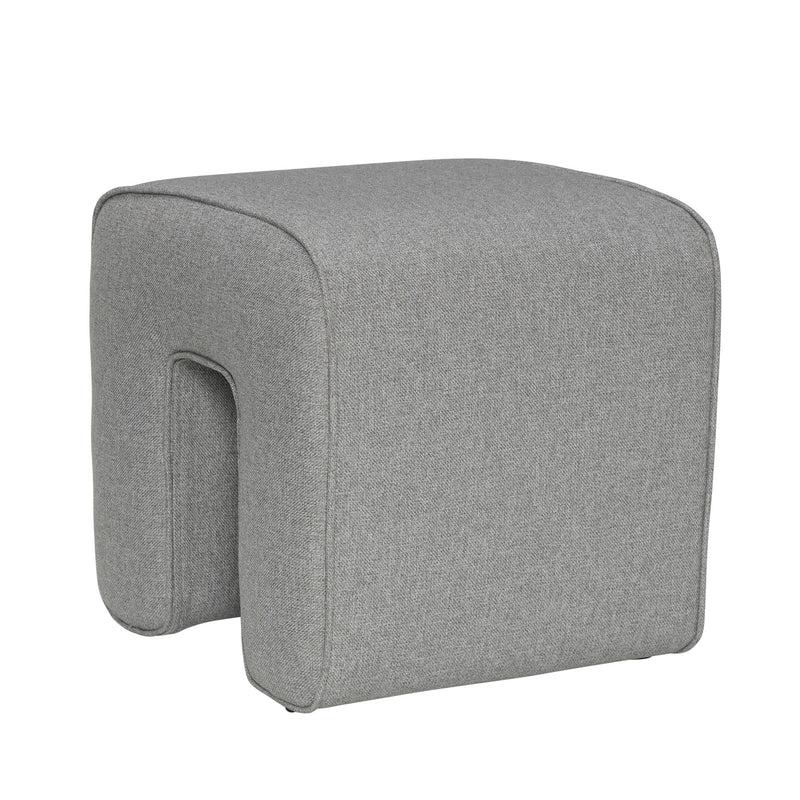 Hübsch Sculpture Pouf Grau Angebote