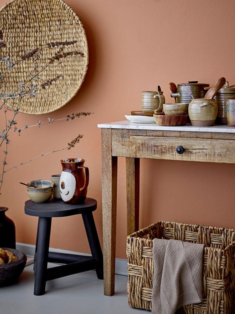 Bloomingville Creative Collection Malie Hocker, Schwarz, Mango Hotsell