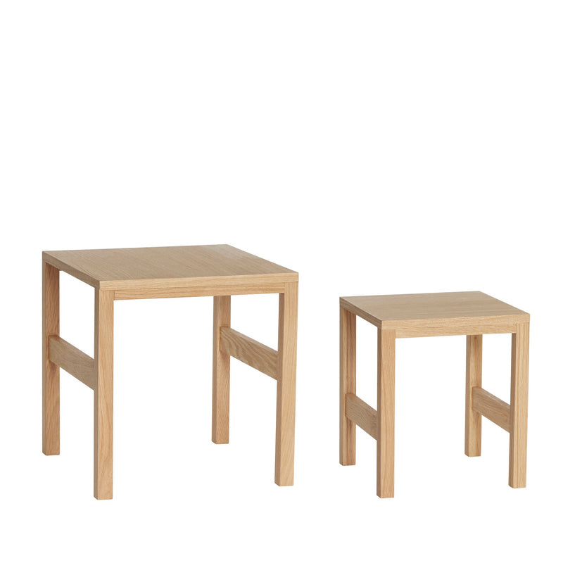 Hübsch Puzzle Tische Naturfarben (2er Set) Vatertagsangebot
