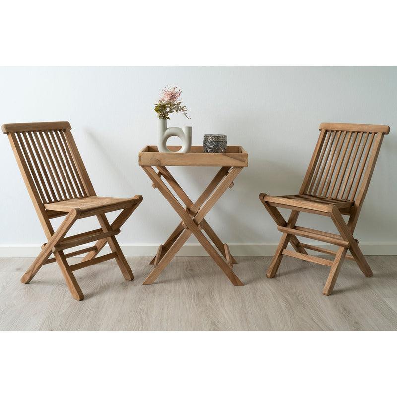 House Nordic Ronda Balkontisch klappbar mit abnehmbaren Tablett aus Holz Letzte 3 Tage