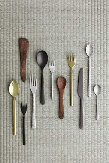 BROSTE COPENHAGEN Besteck TVIS in Gold, 4er Set 2025