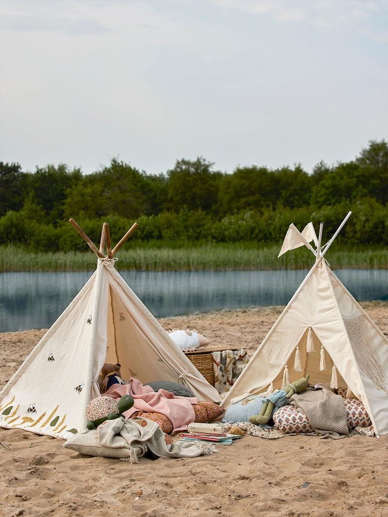 Bloomingville MINI Millo Kinder-Tipi, Natur, Baumwolle Sonderangebote