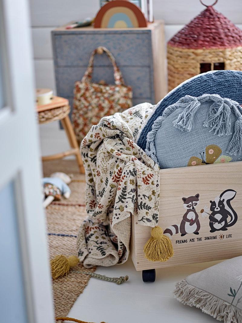 Bloomingville MINI Nonni Aufbewahrungsboy mit Rädern, Schwarz Letzte 2 Tage