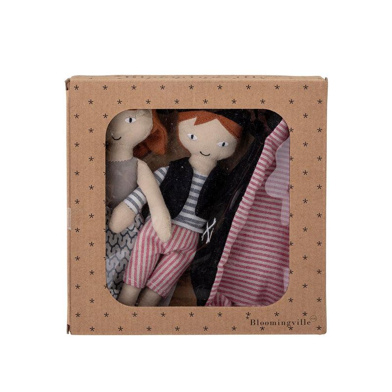 Bloomingville MINI Kate & Jonah Puppen, Baumwolle Bis zu 55% Rabatt