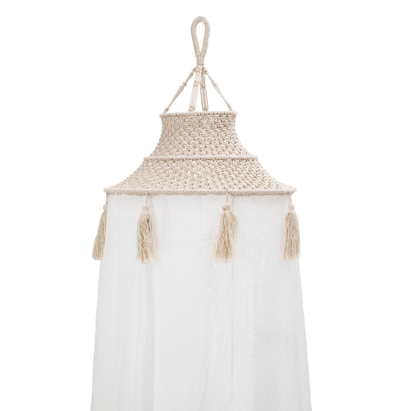 Bloomingville MINI Hugh Baldachin, Natur, Baumwolle 50% Rabatt mit kostenlosem Versand
