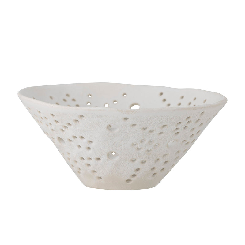 Bloomingville Dalena Schale, Weiß, Steingut Flash Sale