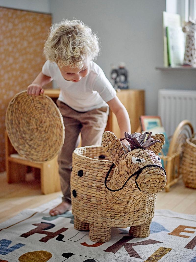 Bloomingville MINI Memmo Teppich, Natur, Baumwolle Saisonschlussverkauf