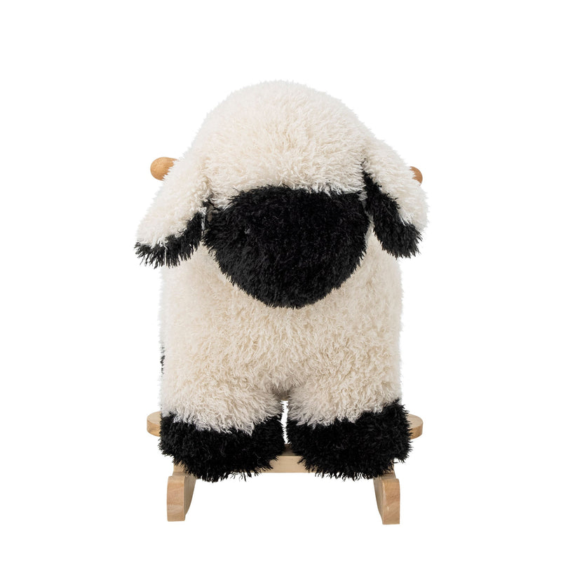 Bloomingville MINI Dolly Schaukelspielzeug, Schaf, Weiß, Polyester Osterangebot