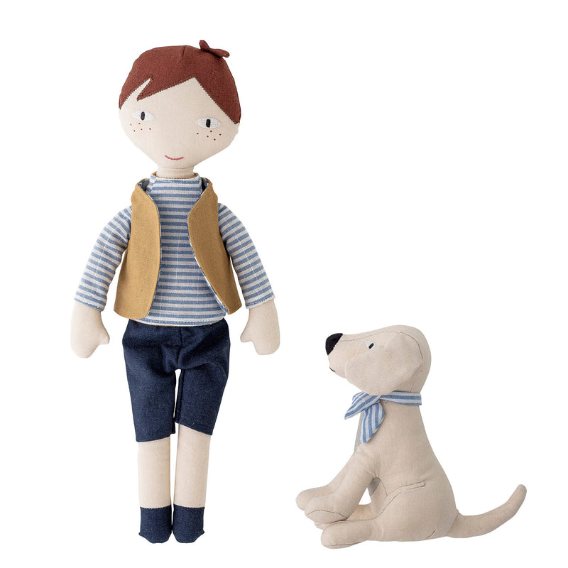 Bloomingville MINI Hilbert Puppe, Leinen Top Angebot