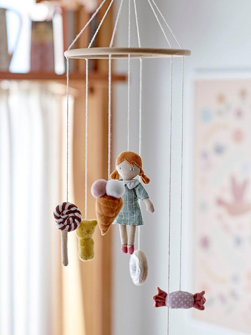 Bloomingville MINI Rosana Mobile, Braun, Baumwolle Nur für heute