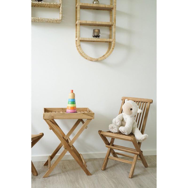House Nordic Toledo Kinder Outdoor Stuhl aus Teakholz, 2er Set Sonderangebot der Fabrik