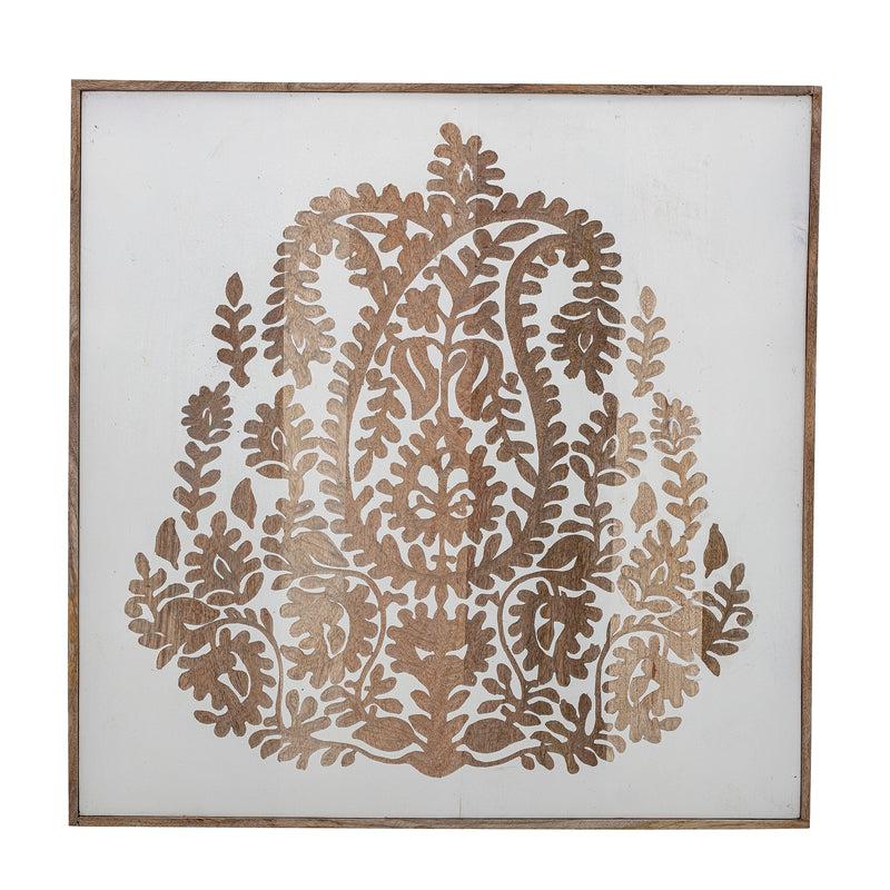 Bloomingville CREATIVE COLLECTION Nevil Wanddekoration, Weiá, Mangoholz Cyber Monday