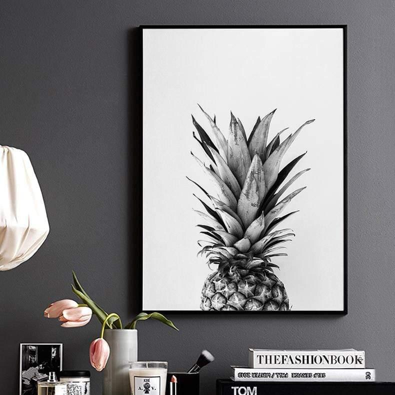 LaLe Living Bild Leinwanddruck mit Ananas Motiv Sonderangebot der Fabrik