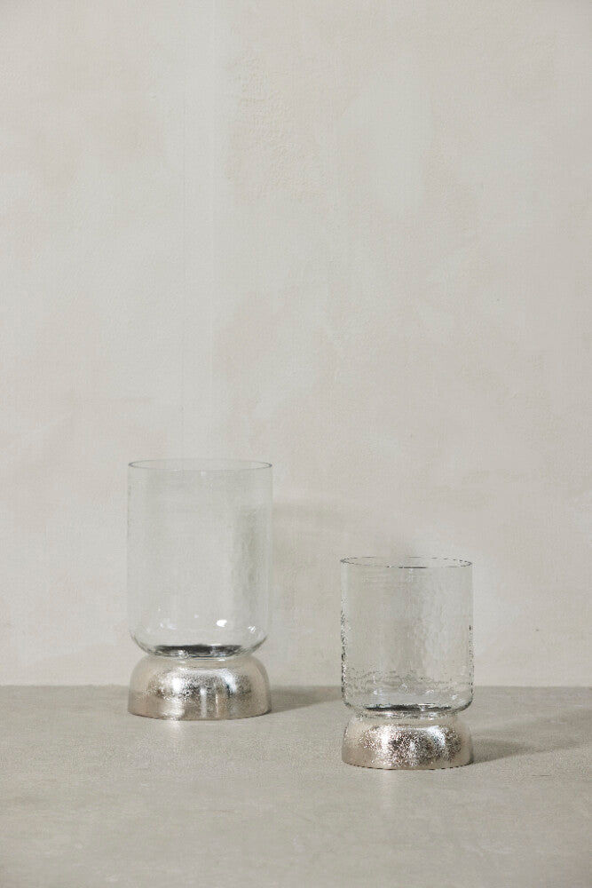 Lene Bjerre Kerzenständer Sandia Silber H:28,7cm Bis zu 55% Rabatt