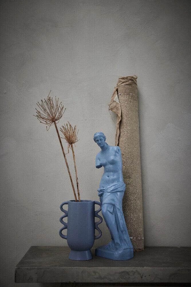 Lene Bjerre Deko-Objekt Statia Blau H:46,2cm Fabrikladen