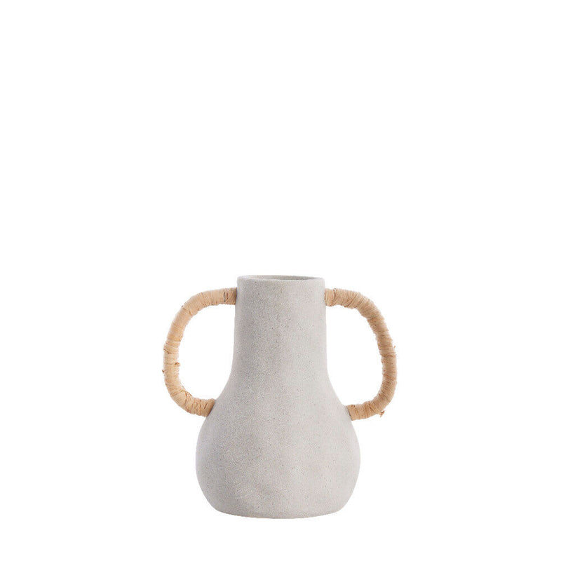 Lene Bjerre Vase Ayelle Offwhite H:21,5cm Speichern exportieren