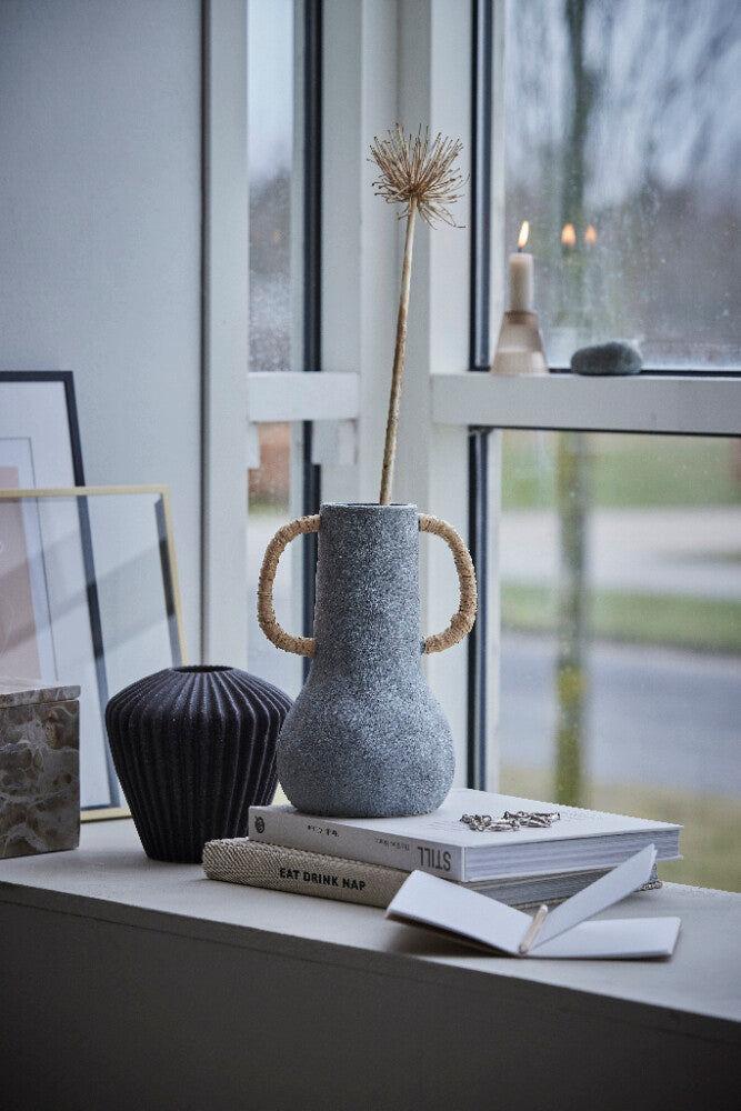 Lene Bjerre Vase Ayelle Hellgrau H:25,5cm Black Friday Preise