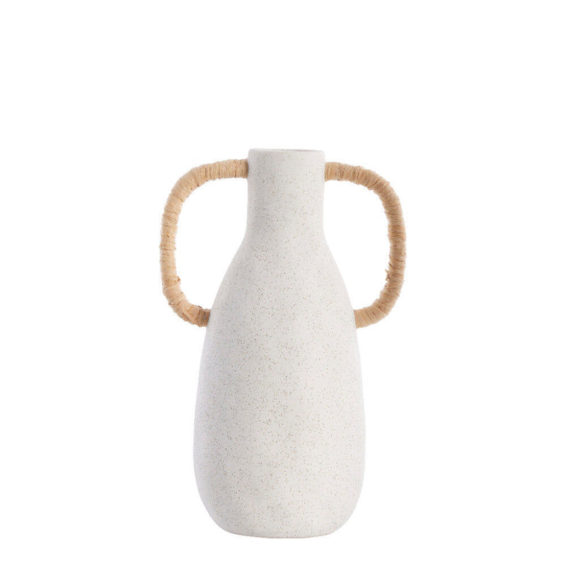 Lene Bjerre Vase Ayelle Offwhite H:33,5cm Im Verkauf