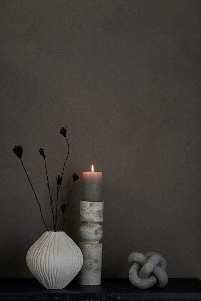 Lene Bjerre Kerzenständer Ellia Beige H:30cm Outlet