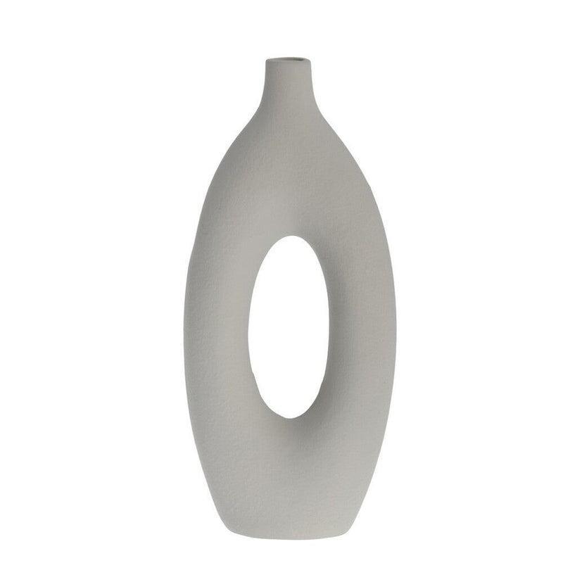 Lene Bjerre Vase Catia Grau L:15cm