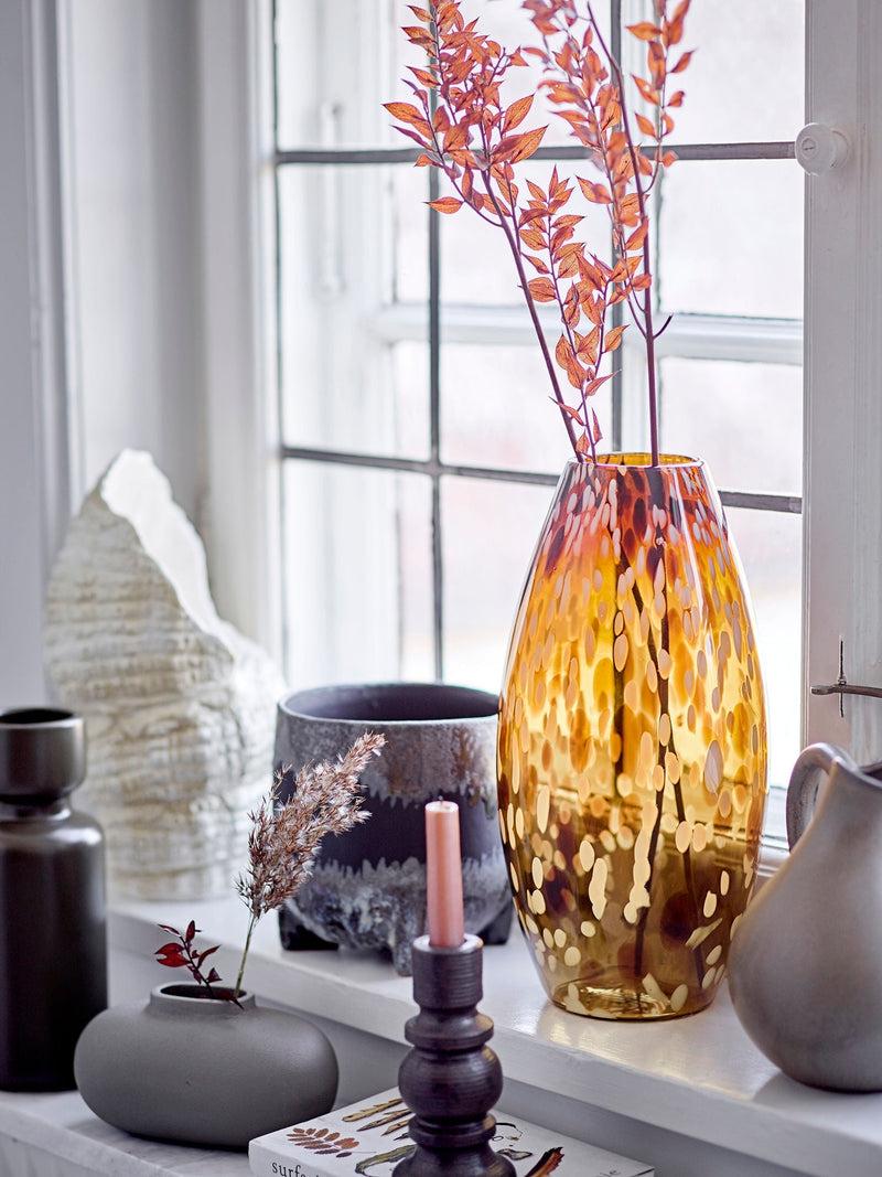 Bloomingville Daraz Vase, Braun, Glas Muttertagsangebot