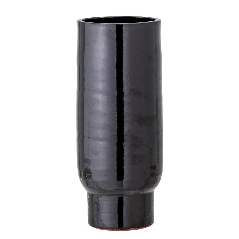 Bloomingville Vefa Vase, Schwarz, Terrakotta Lagerräumung