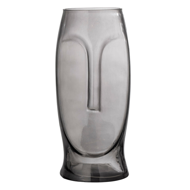 Bloomingville Ditta Vase, Grau, Glas Top Angebot
