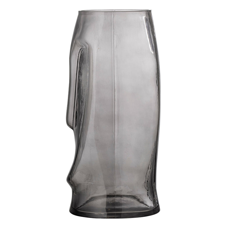 Bloomingville Ditta Vase, Grau, Glas Top Angebot
