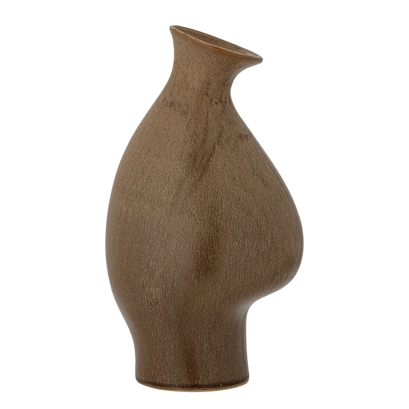 Bloomingville Celin Vase, Braun, Steingut Neueste Mode
