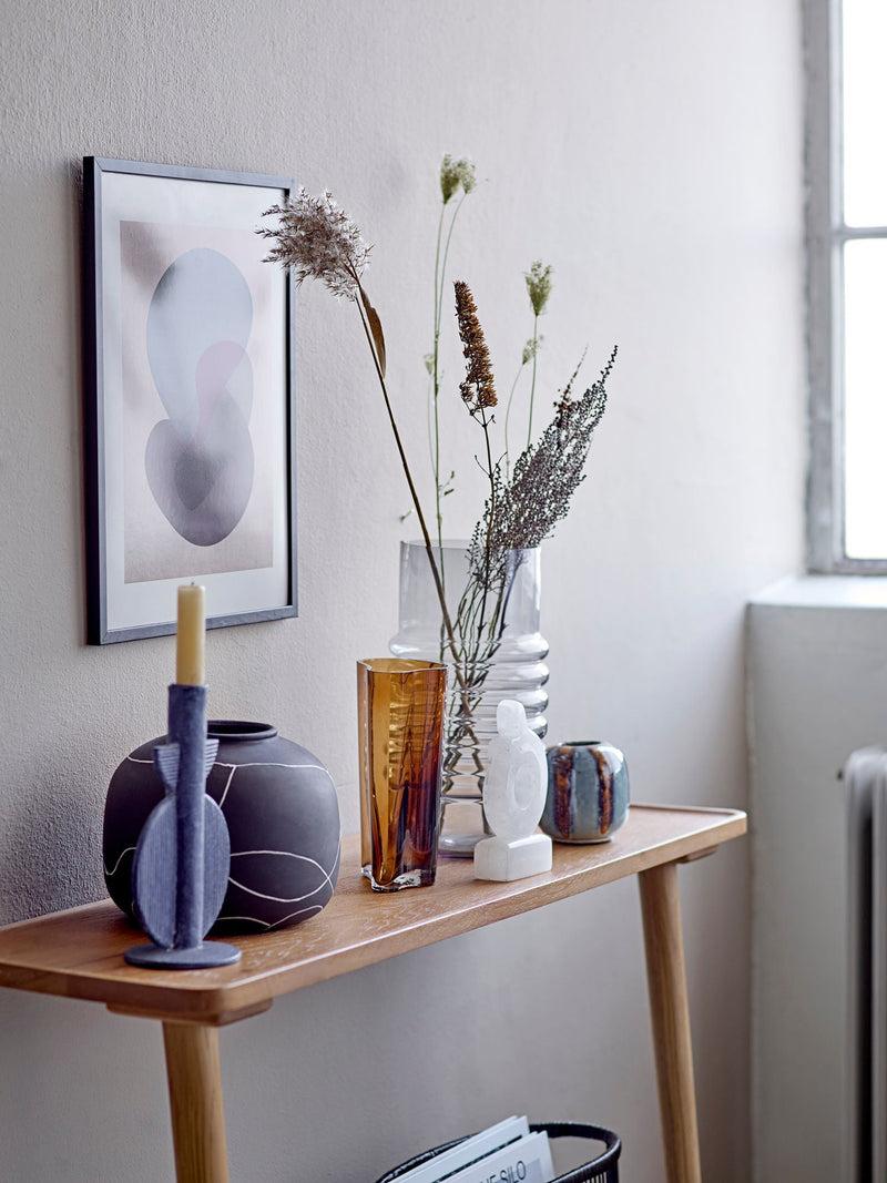 Bloomingville Belma Vase, Grau, Glas Online Outlet