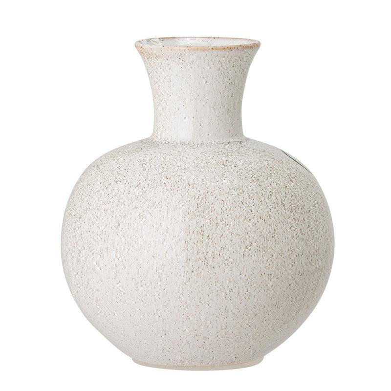Bloomingville Irini Vase, Weiß, Steingut Saisonale Angebote
