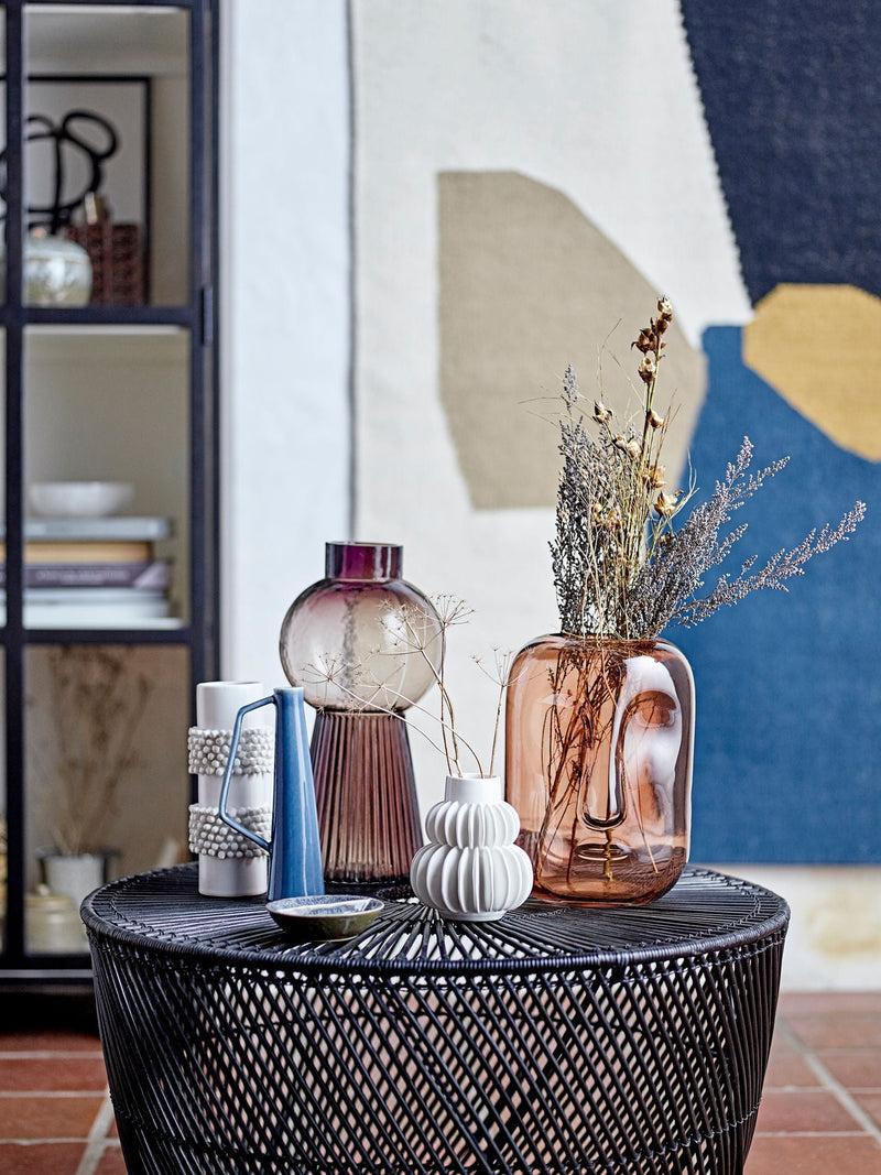 Bloomingville Barrit Vase, Weiß, Steingut Tägliche Deals