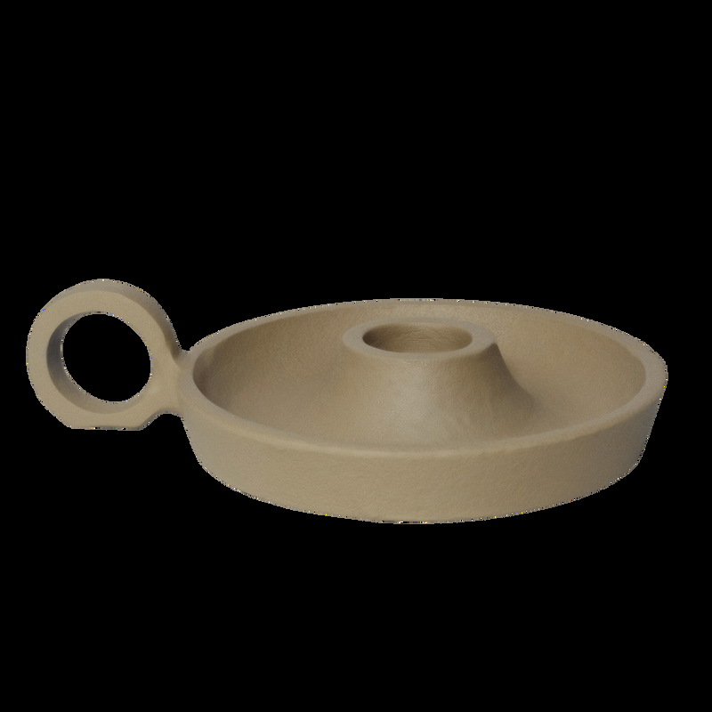 LaLe Living Kerzenhalter Nuray in Olive, Ø10 cm Limitierter Zeitrabatt