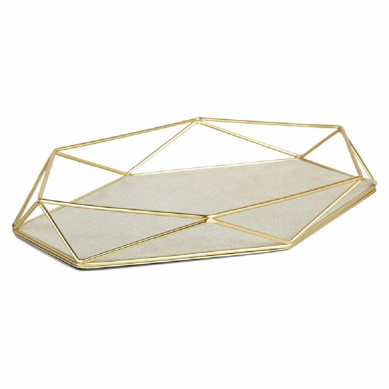 Umbra Prisma Schmucktablett in Mattgold, 28 x 18 cm Günstig kaufen