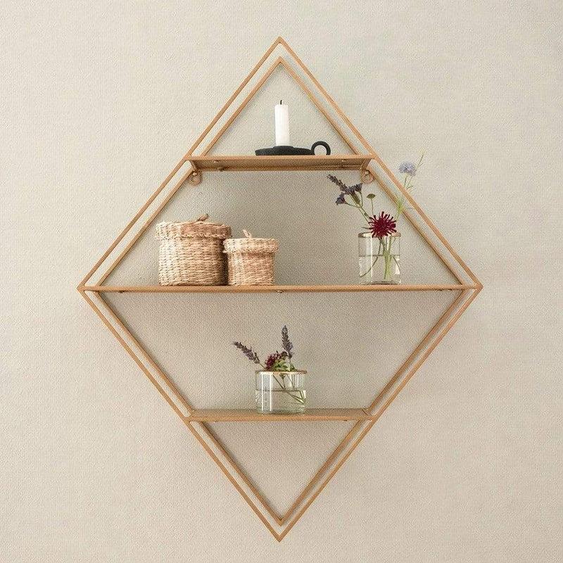 LaLe Living Wandregal "Elmas" aus Eisen, 76x65cm Online Shopping