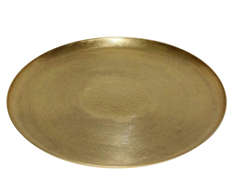 LaLe Living Deko-Tablett "Tepsi" aus Aluminium, Ø37cm Saisonschlussverkauf